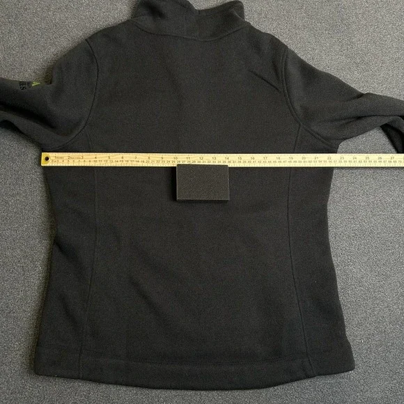 The North Face Jacket Womens XL Black Sweater Fleece Full Zip Pockets Outdoor - Picture 12 of 13